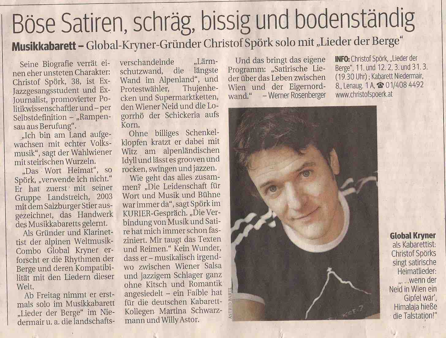 11_02_09_Kurier_Ankuendigung_Boese_Satiren_schraeg_bissig_und_bodenstaendig