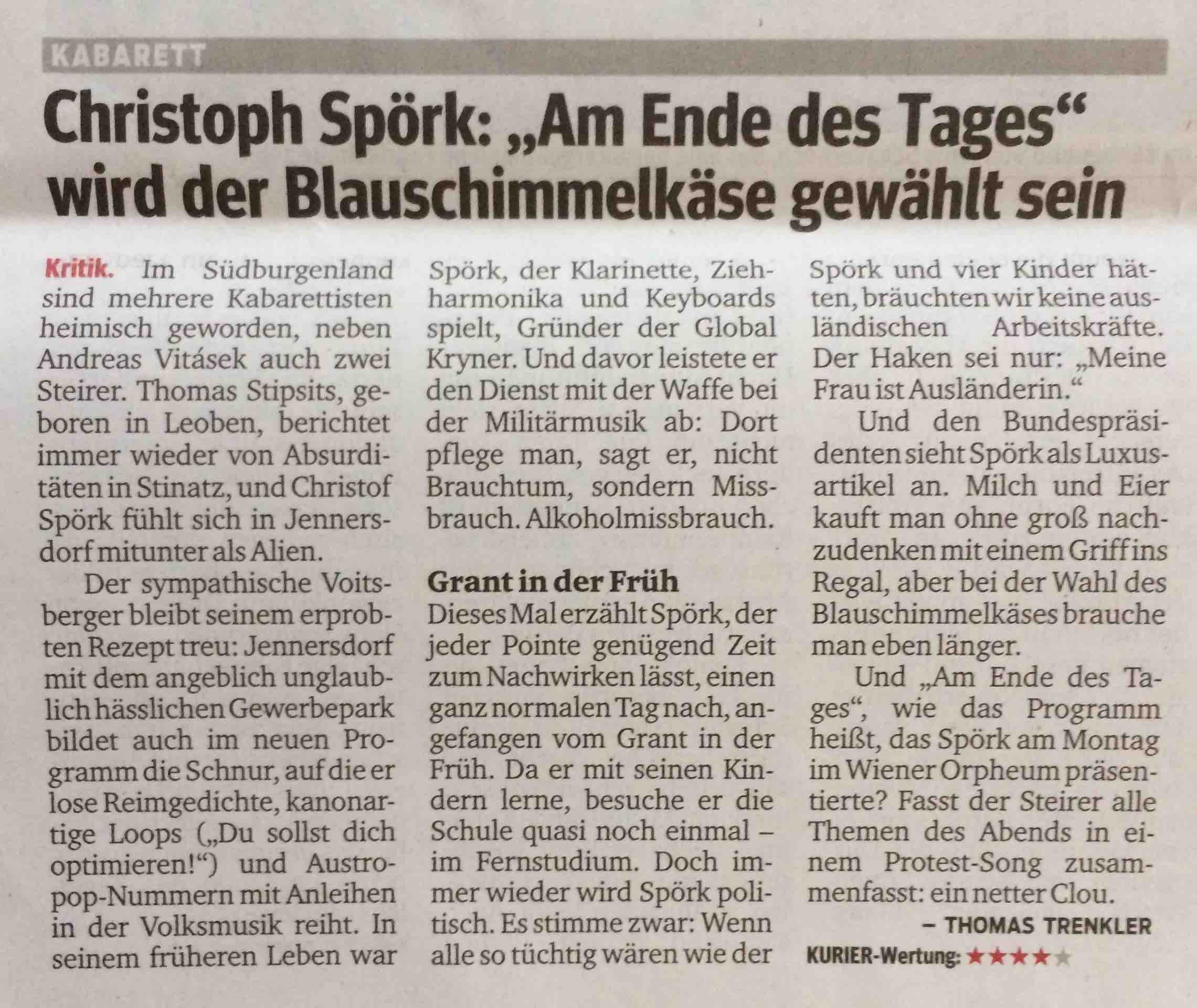 20161130_Kurier_Am_Ende_des_Tages_wird_der_Blauschimmelkase_gewahlt_sein