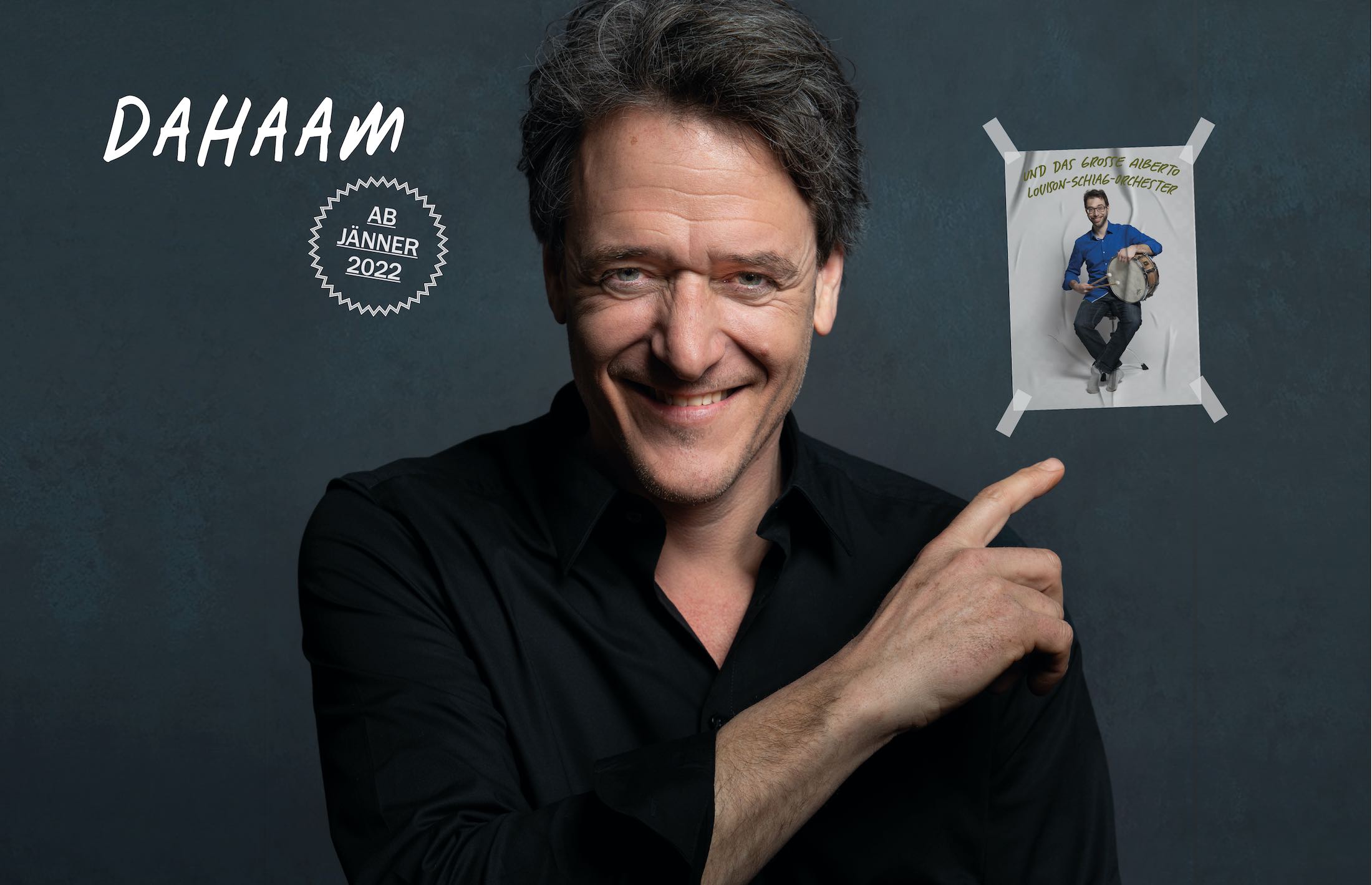 Christof Spörk Kabarett-Programm "Dahaam" Ankündigung ab Jänner 2022. Foto©Wolfgang Hummer