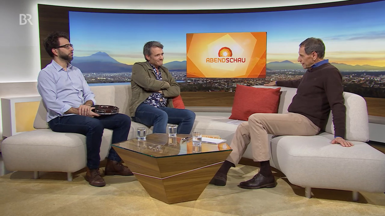 BR Abendschau Christof Spörk Alberto Lovison Christoph Deumling 1