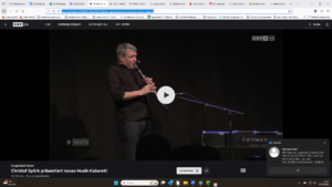 Christof Spörk bei der Maximo Lieder-Premiere im Offenen Haus Oberwart (OHO)